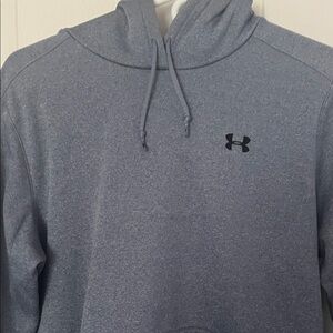 Under Armour Womens Heathered Light Blue/Gray Hoodie